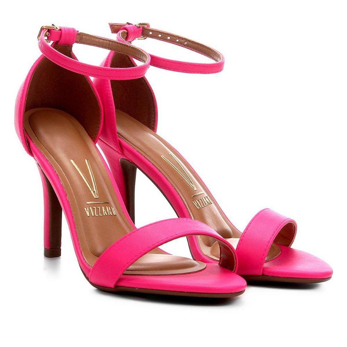 Sandália Vizzano Verniz Básica Salto Alto Feminina - Pink - 37 - Rosa |  Netshoes