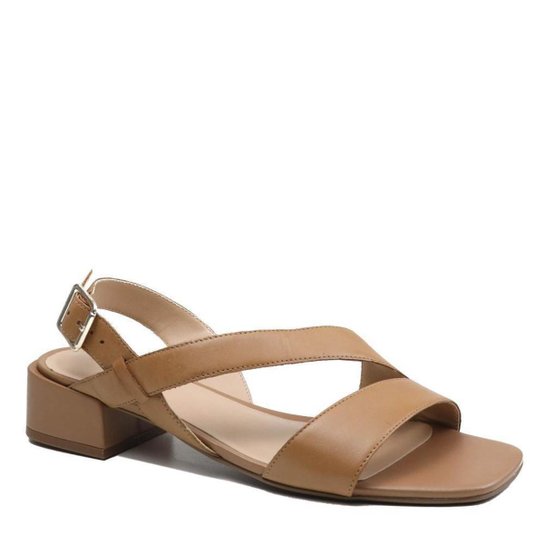 Sandália Zariff Casual Salto Grosso Feminina - Marrom Menor preço em Sandália Zariff Casual Salto Grosso Feminina - Marrom