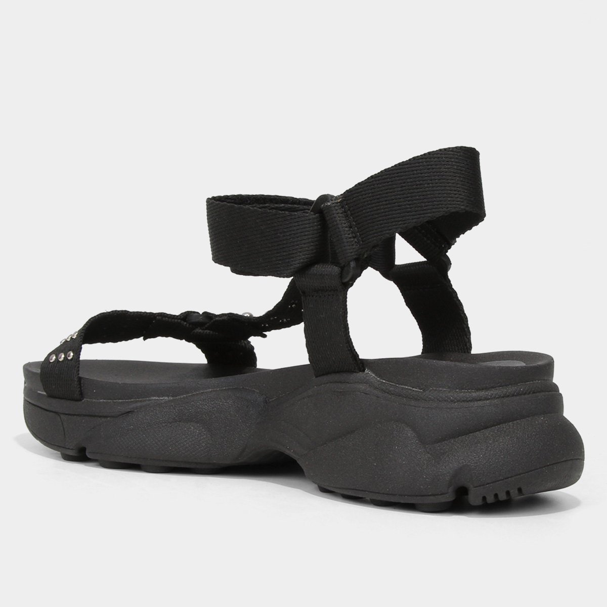 Sandália Zatz Flatform Strass Feminina - 4