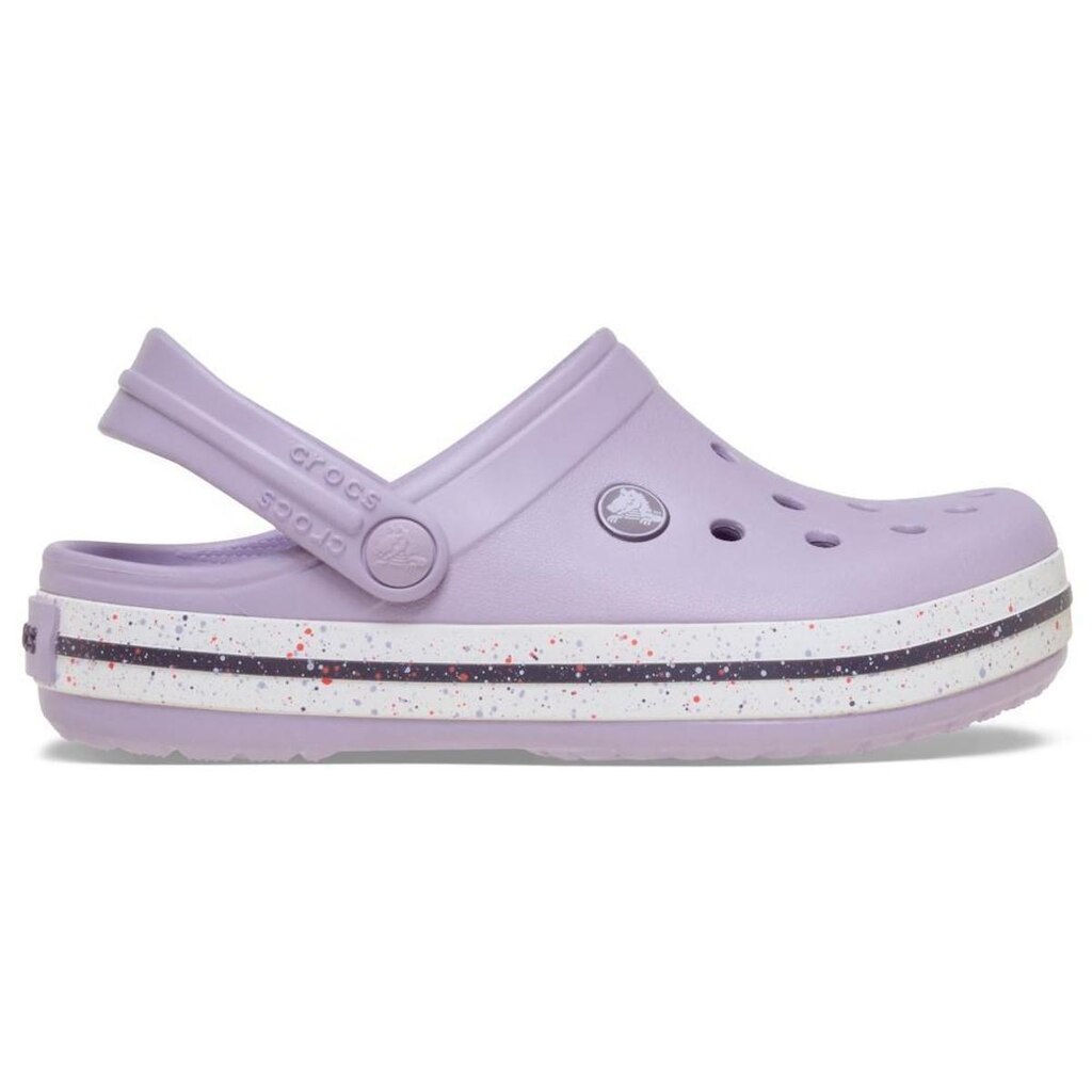 Sandálias Crocs Crocband Speckled Band Clog K Lavender