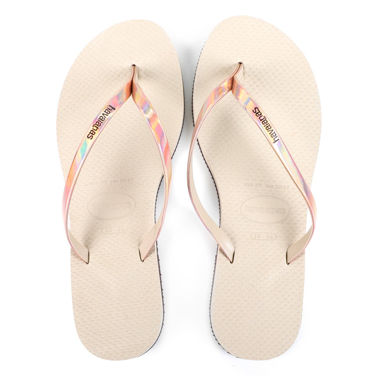 havaianas metallic
