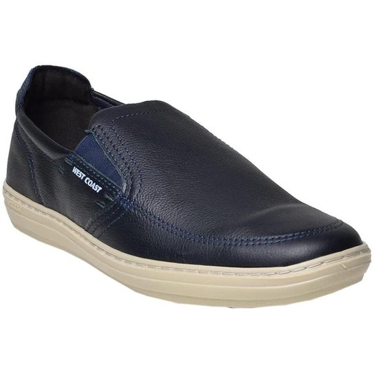SAPATÊNIS 118694 SLIP-ON - WEST COAST - Azul Navy Menor preço em SAPATÊNIS 118694 SLIP-ON - WEST COAST - Azul Navy