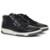 Sapatênis Cano Alto Bota Ferracini 24h Vox Couro Com Zíper Cadarço Ajustável 8053-617 - Preto+Branco