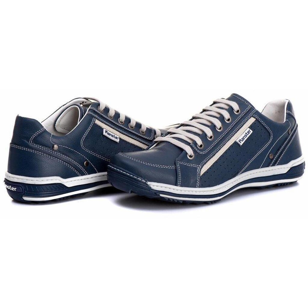 Sapatênis Casual Conforto Couro Masculino