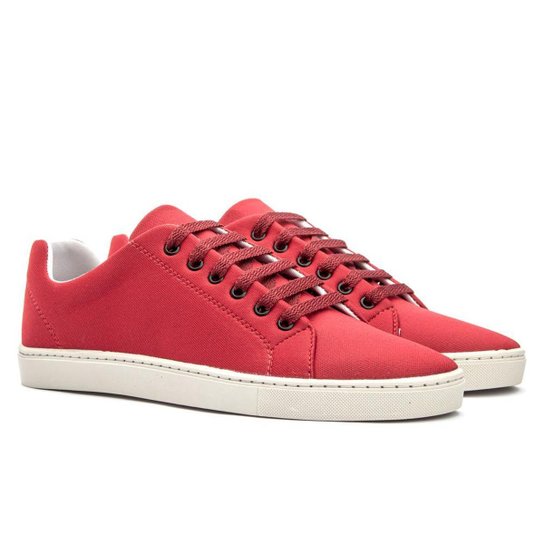 Sapatenis Casual Masculino Confortável Social Tenis - Vermelho Menor preço em Sapatenis Casual Masculino Confortável Social Tenis - Vermelho