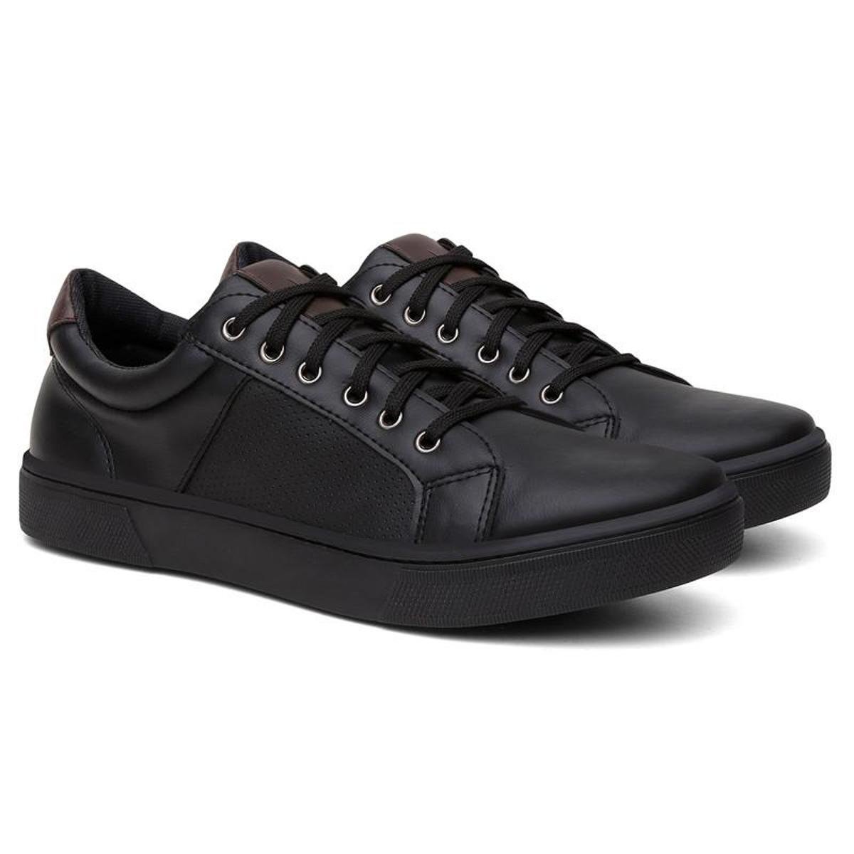 Sapatenis Casual Masculino Couro Legitimo Cano Baixo Solado em PVC Palmilha EVA Conforto Menor preço em Sapatenis Casual Masculino Couro Legitimo Cano Baixo Solado em PVC Palmilha EVA Conforto
