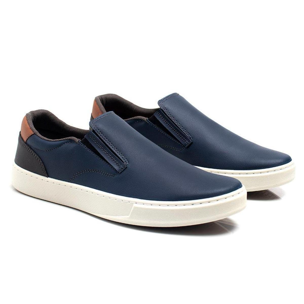 Sapatênis Casual Slip On Masculino Moderno Macio Dia a Dia Menor preço em Sapatênis Casual Slip On Masculino Moderno Macio Dia a Dia