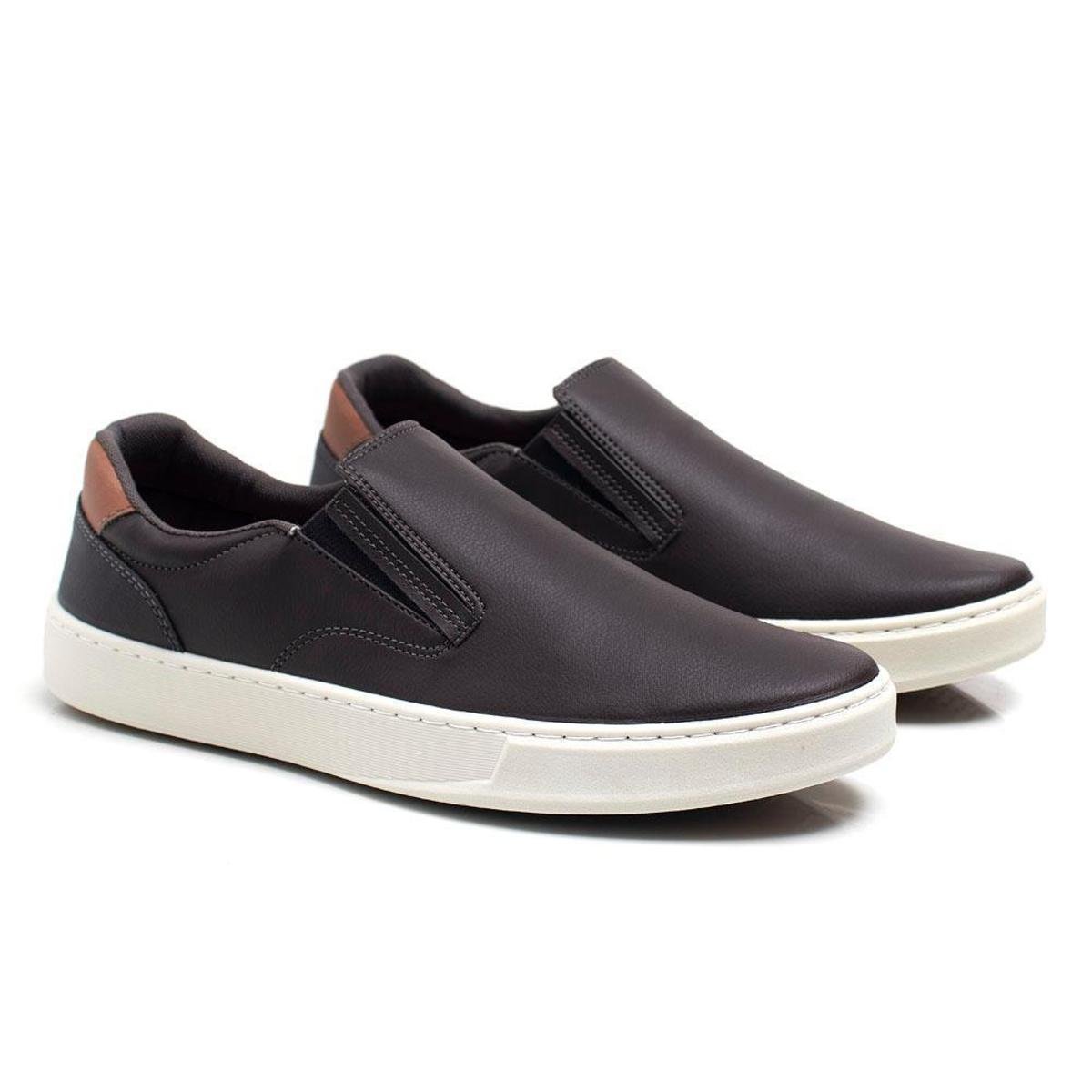 Sapatênis Casual Slip On Masculino Moderno Macio Dia a Dia Menor preço em Sapatênis Casual Slip On Masculino Moderno Macio Dia a Dia
