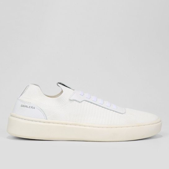 Sapatênis Cavalera Knit Eagle Masculino - Branco Menor preço em Sapatênis Cavalera Knit Eagle Masculino - Branco