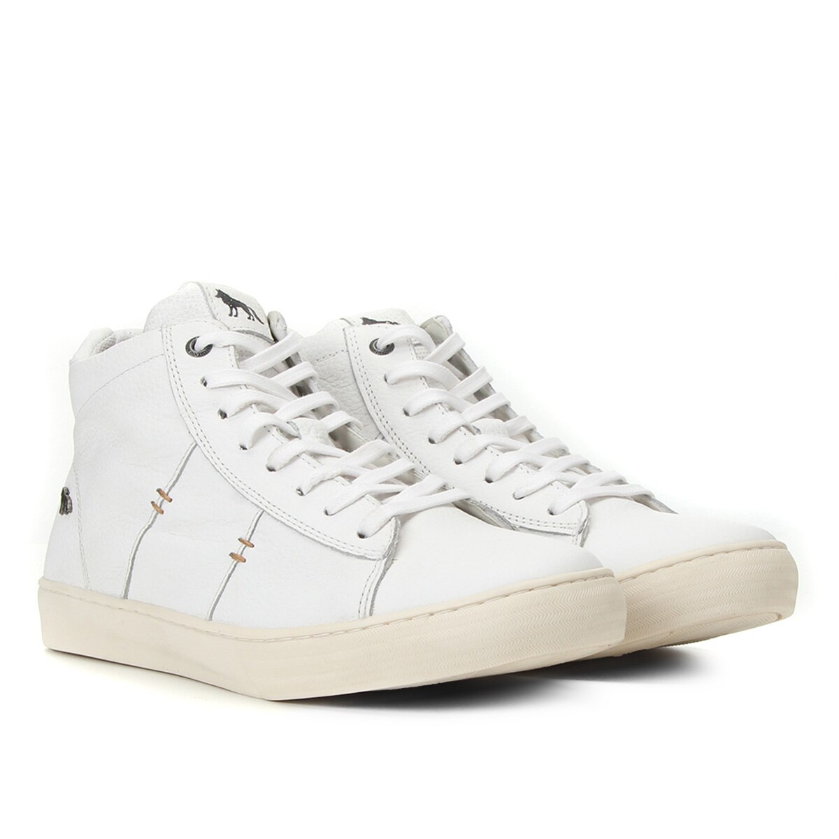 sapatenis cano alto masculino branco