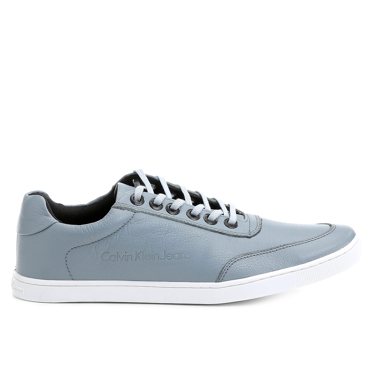 Sapatênis Couro Calvin Klein Boat Lth Masculino - Azul | Netshoes