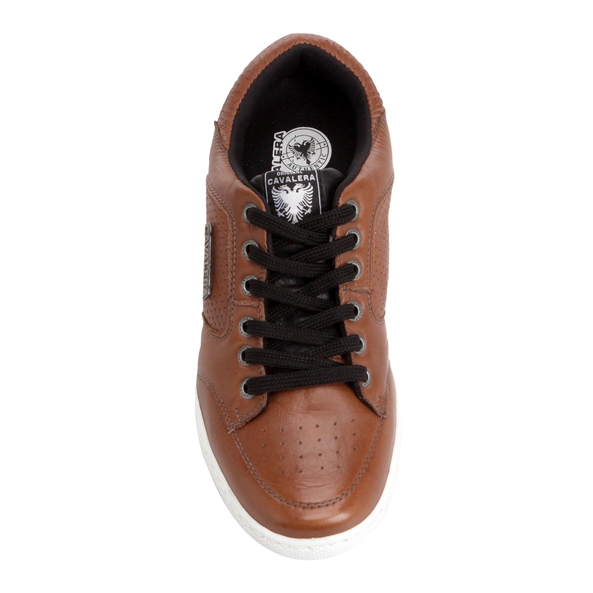 Sapatênis Couro Cavalera Breno Masculino - Marrom | Netshoes