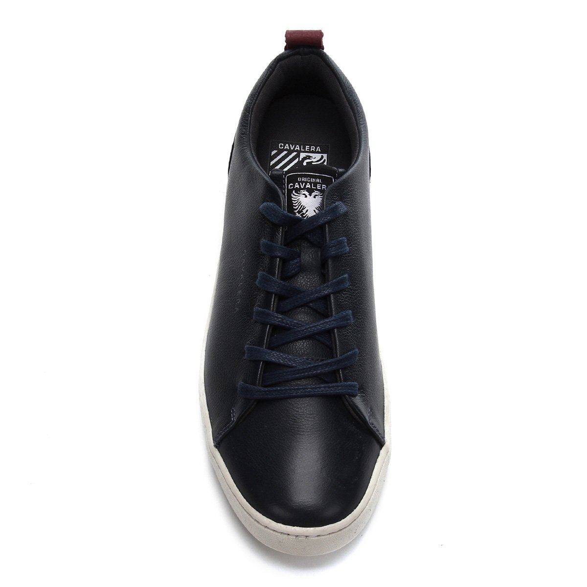 Sapatênis Couro Cavalera Frank Masculino - Marinho | Netshoes