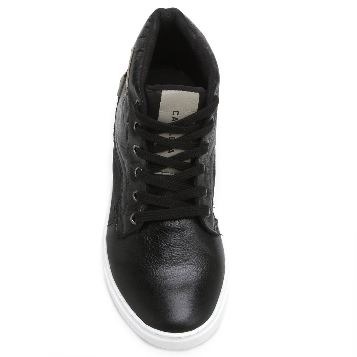 Sapatênis Couro Cavalera Levy - Preto | Netshoes