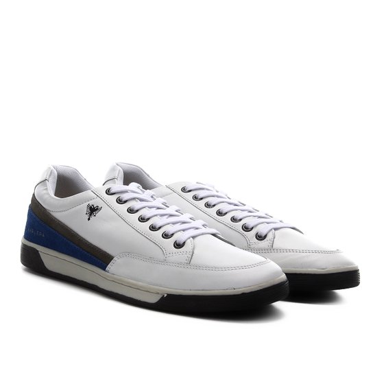 Sapatênis Couro Cavalera Nick Masculino - Branco é boa?