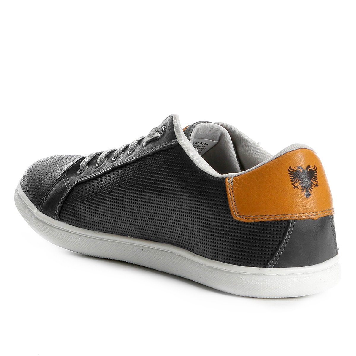 sapatênis couro cavalera perfuros masculino
