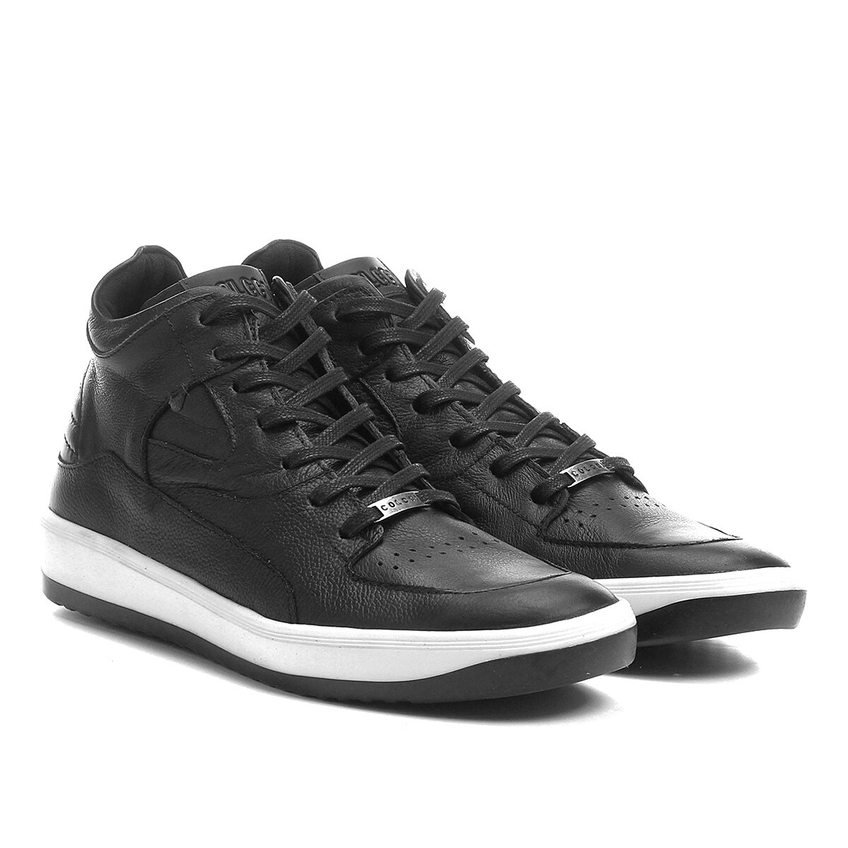 Sapatênis Couro Colcci Julio Masculino - Preto | Netshoes