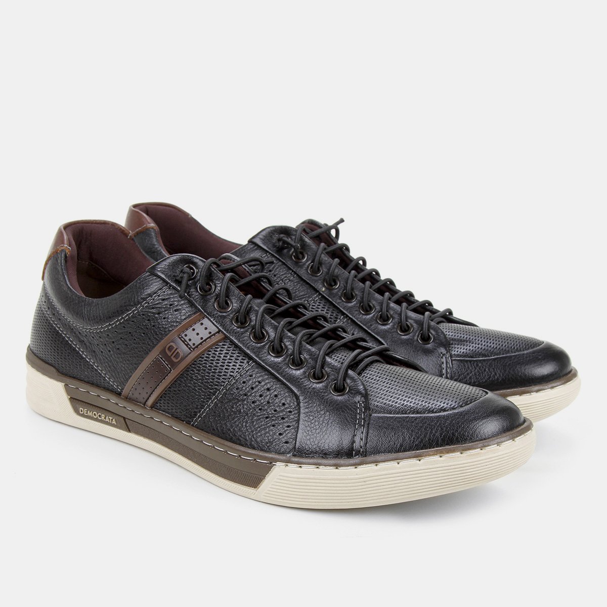 Sapatênis Couro Democrata Blend Masculino