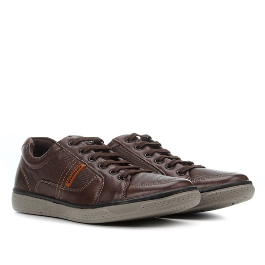 Sapatênis Couro Democrata Board Masculino - Café é ruim? Sapatênis Couro Democrata Board Masculino - Café é boa?