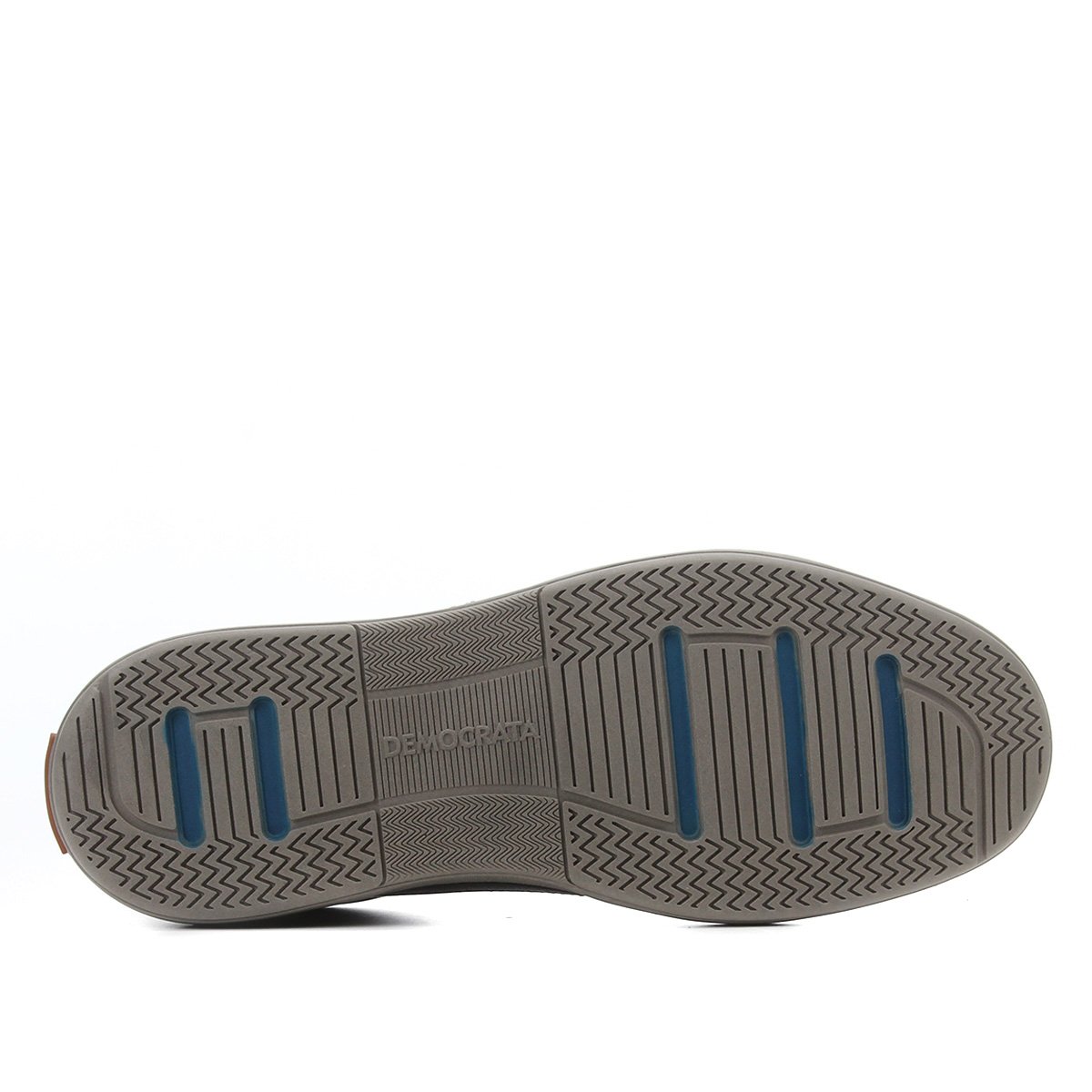 Sapatênis Couro Democrata Board Masculino - Preto+Marrom | Netshoes