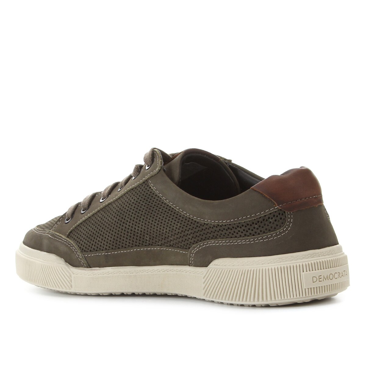 Sapatênis Couro Democrata Denim Cooper Masculino - Verde | Netshoes