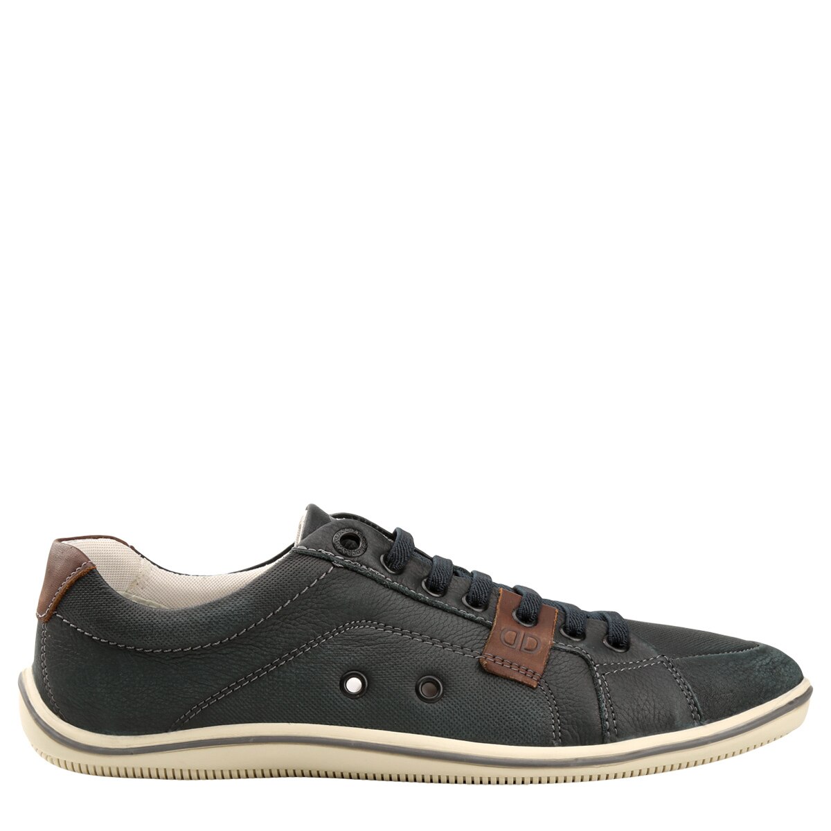 Sapatênis Couro Democrata Rave Masculino - Azul | Netshoes