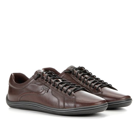 Sapatênis Couro Democrata Rave Napa Masculino - Tabaco é ruim? Sapatênis Couro Democrata Rave Napa Masculino - Tabaco é boa?