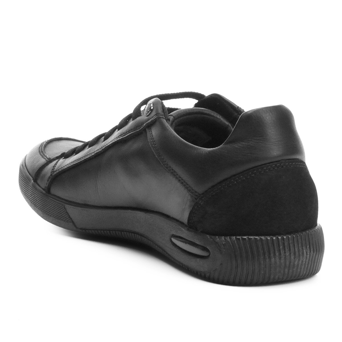 Sapatênis Couro Ferracini Blade Masculino - Preto | Netshoes
