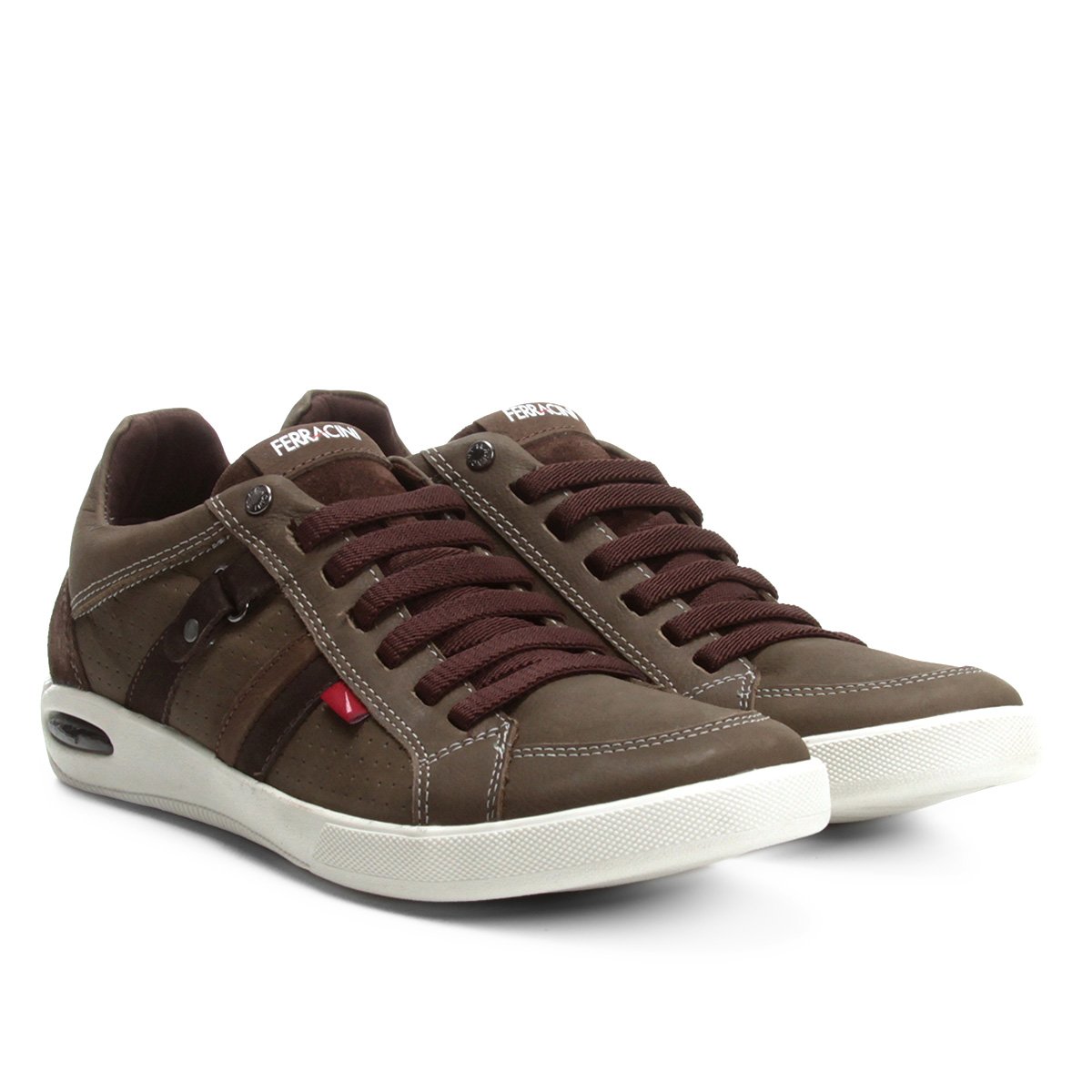 Sapatênis Couro Ferracini Blade Masculino - Preto | Netshoes