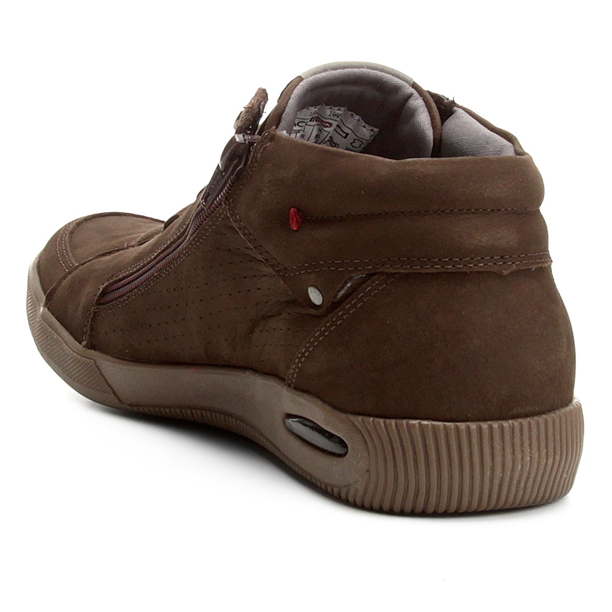 Sapatênis Couro Ferracini Blady Nobuck Masculino - Café | Netshoes