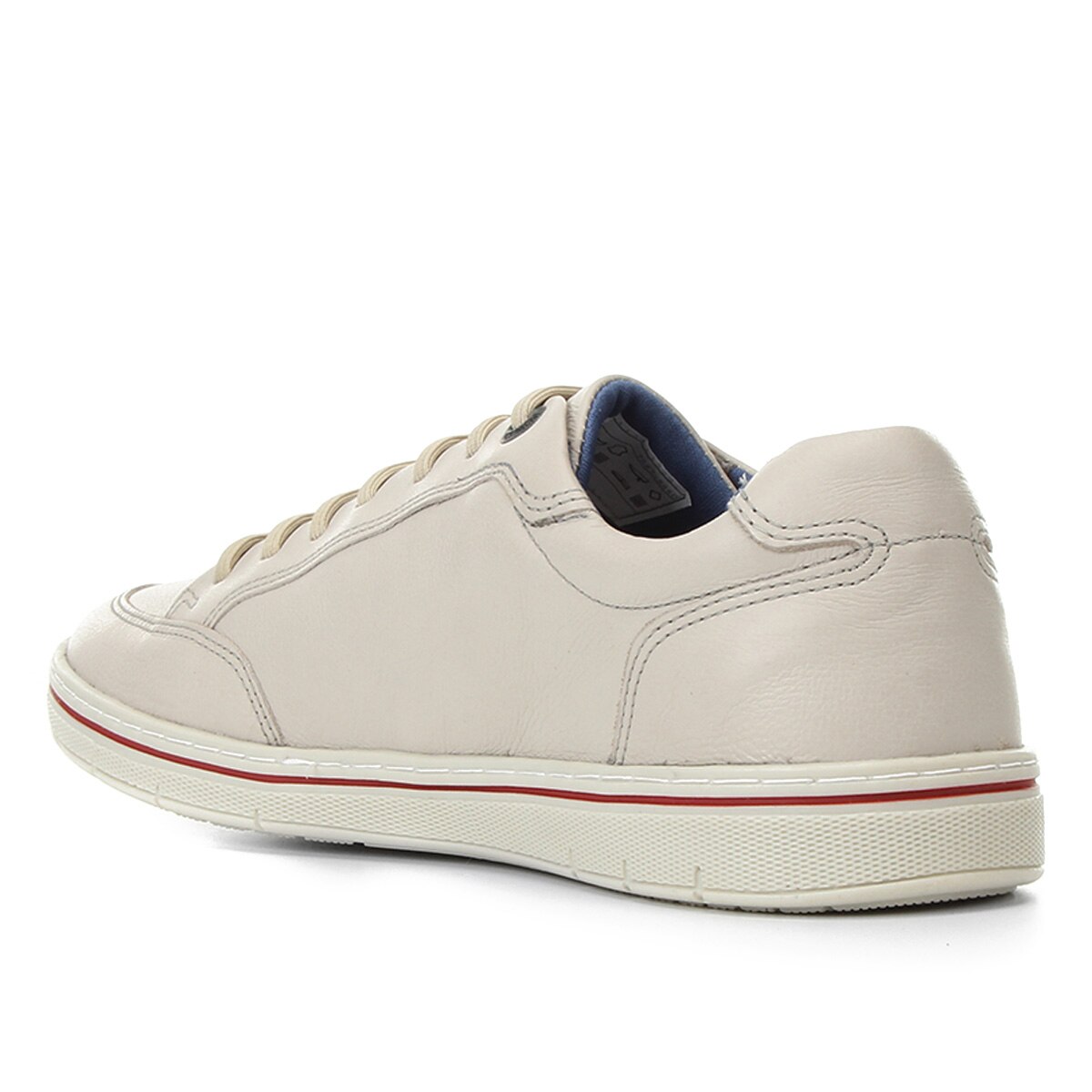 Sapatênis Couro Ferracini Inspirit Masculino - Cinza Claro | Netshoes