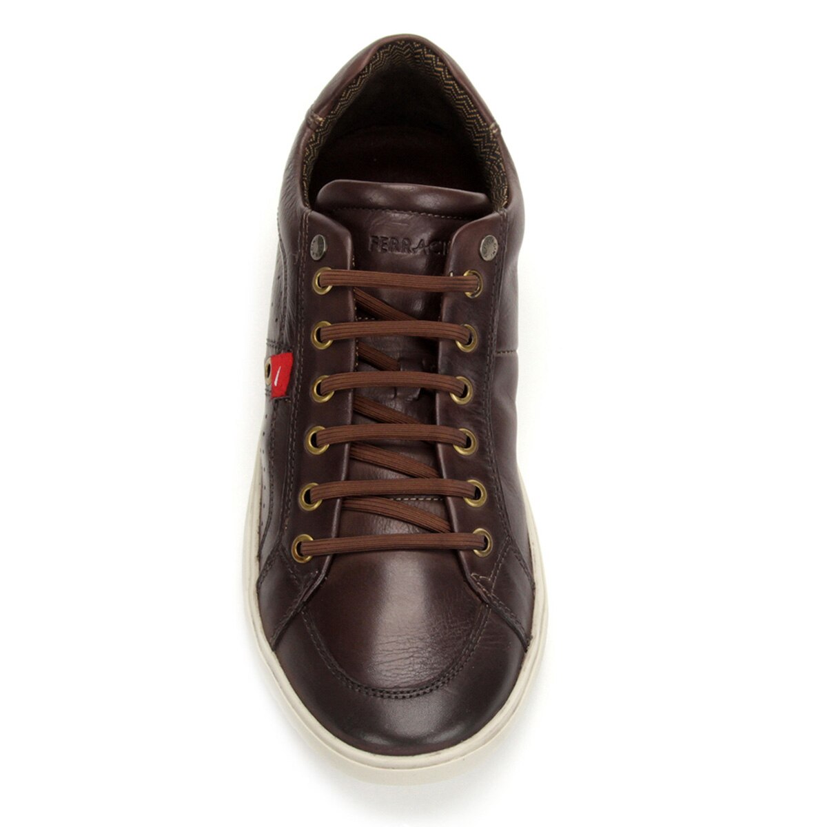 Sapatênis Couro Ferracini Lunar Plus Masculino - Marrom | Netshoes