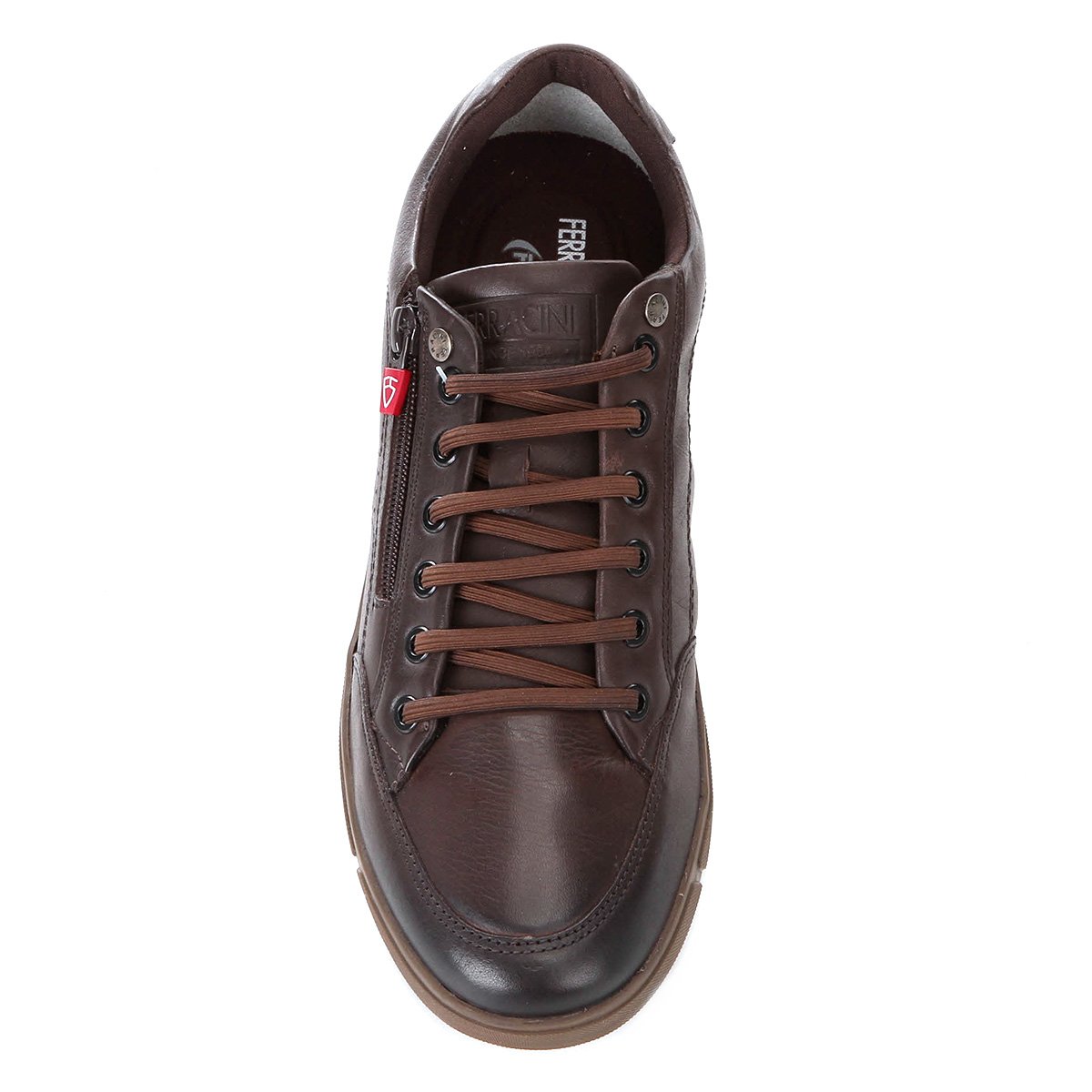 Sapatênis Couro Ferracini Maxy Float Masculino - Tabaco | Netshoes