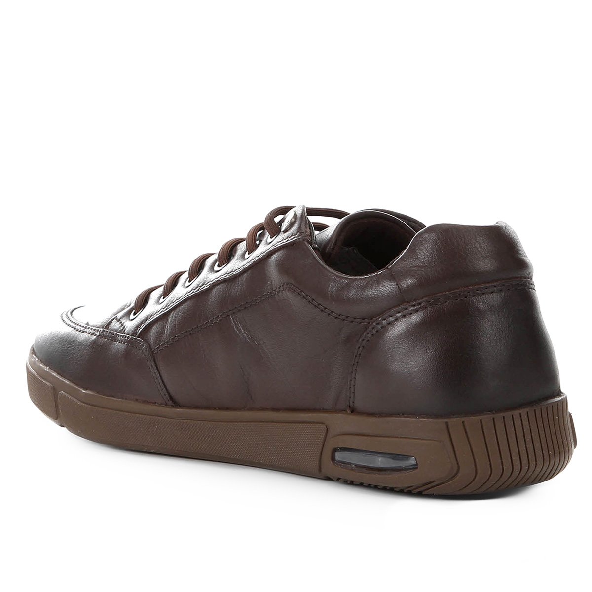 Sapatênis Couro Ferracini Maxy Float Masculino - Tabaco | Netshoes
