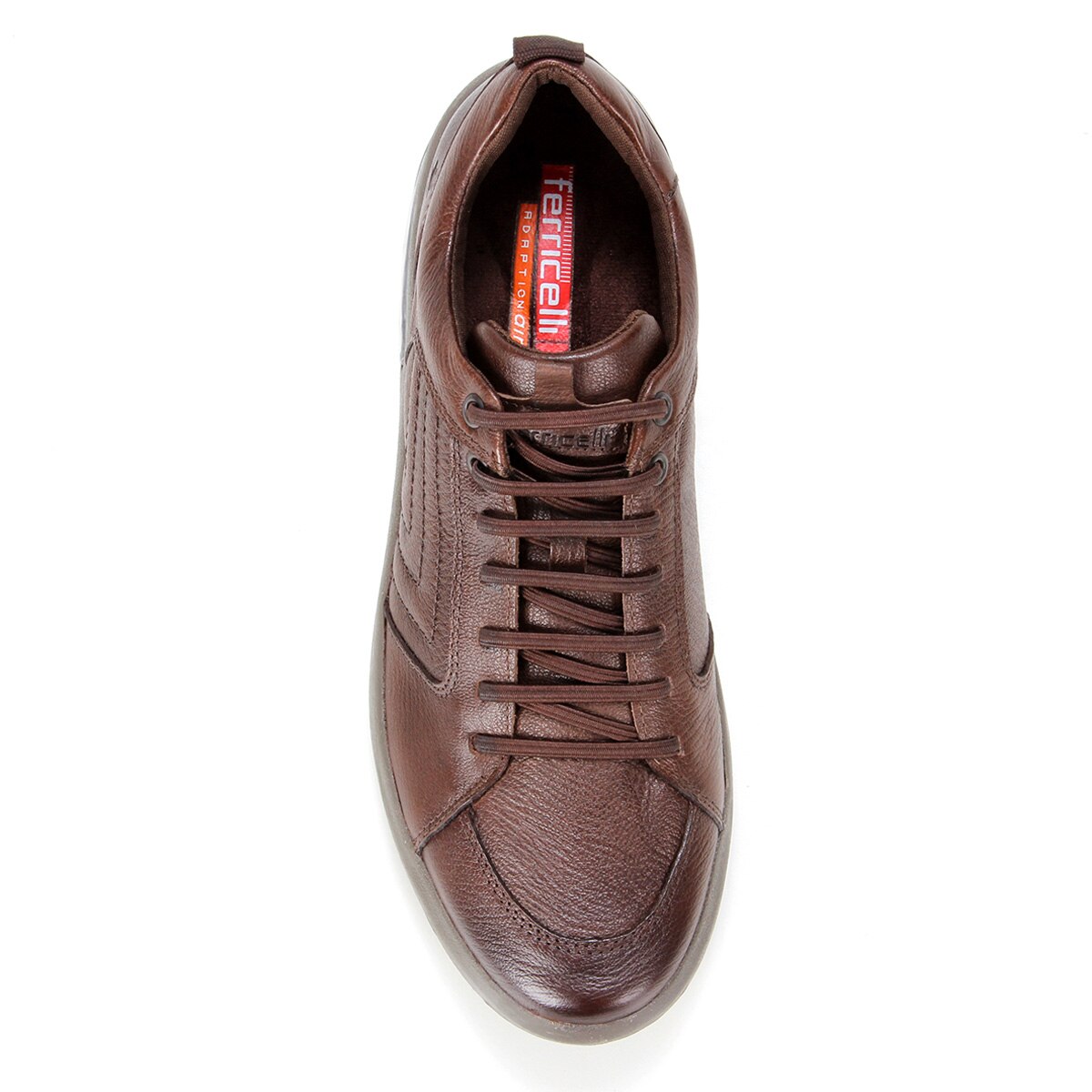 Sapatênis Couro Ferricelli Air Envision Masculino - Marrom Escuro | Netshoes