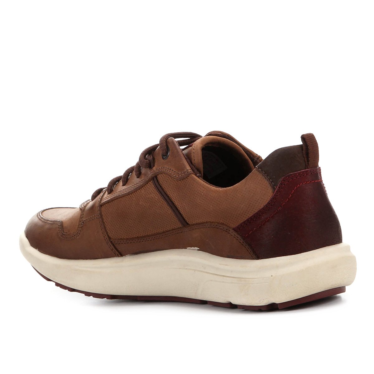 Sapatênis Couro Ferricelli Stonic Masculino - Marrom Claro | Netshoes
