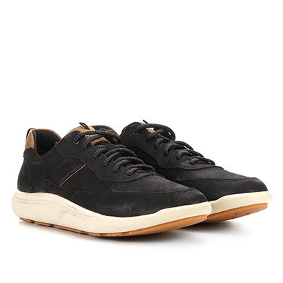Sapatênis Couro Ferricelli Stonic Masculino - Preto | Netshoes