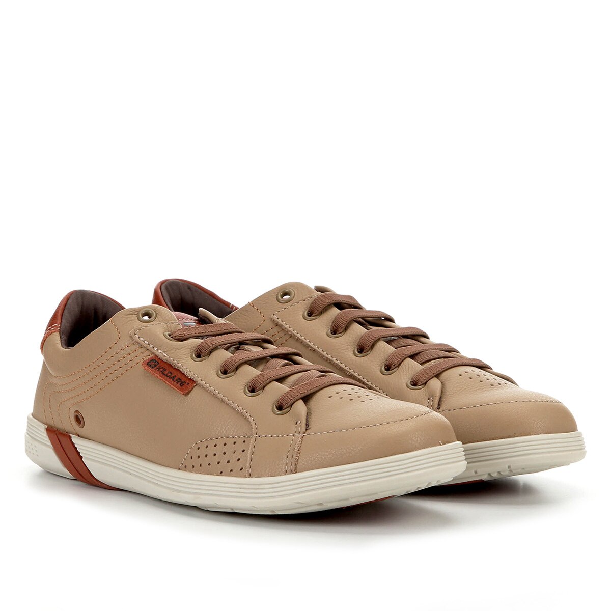 Sapatênis Couro Kildare Coaldale II Perfuros Masculino - Marrom Escuro |  Netshoes