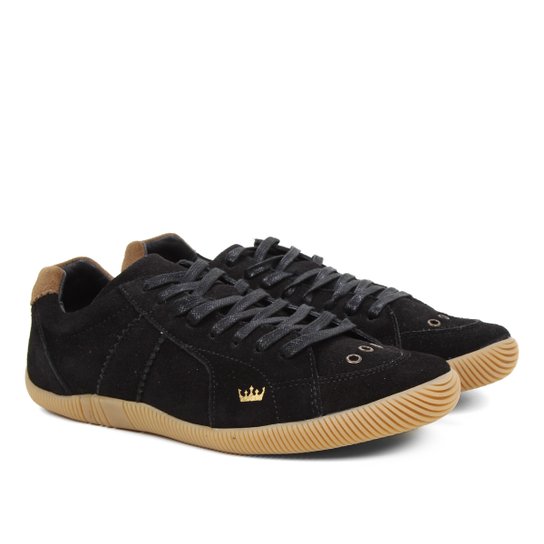 Sapatênis Couro Osklen Riva Masculino - Preto Menor preço em Sapatênis Couro Osklen Riva Masculino - Preto