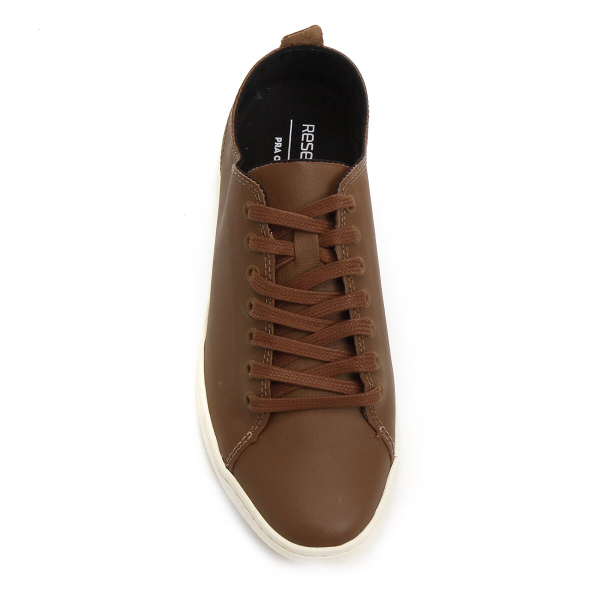 Sapatênis Couro Reserva Logo Masculino - Caramelo | Netshoes