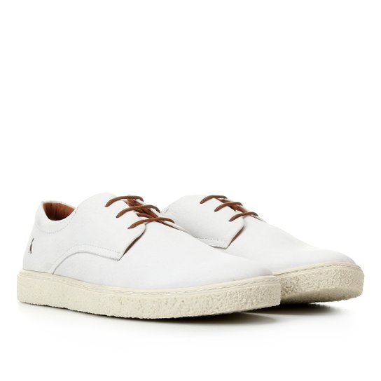 Sapatênis Couro Reserva Lorran Masculino - Off White é ruim? Sapatênis Couro Reserva Lorran Masculino - Off White é boa?