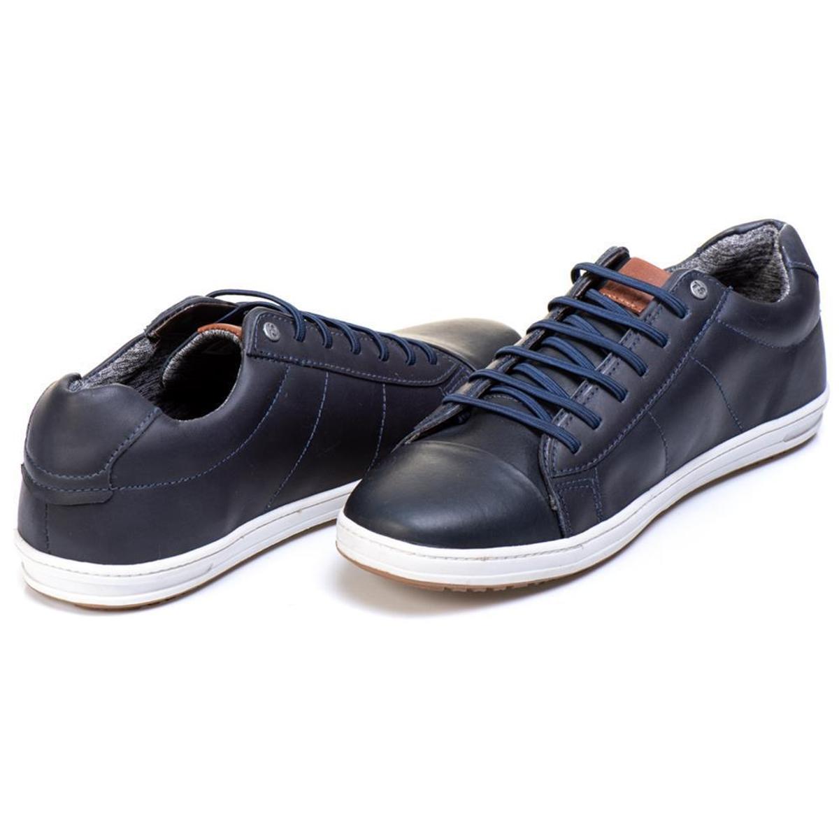 Sapatenis Couro Tchwm Shoes Masculino Autentico Confortavel - Marinho |  Netshoes