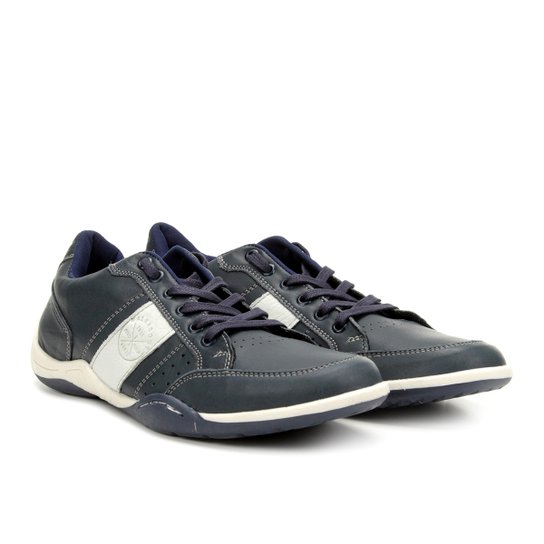 Sapatênis Couro Walkabout New Classic Masculino - Marinho Menor preço em Sapatênis Couro Walkabout New Classic Masculino - Marinho