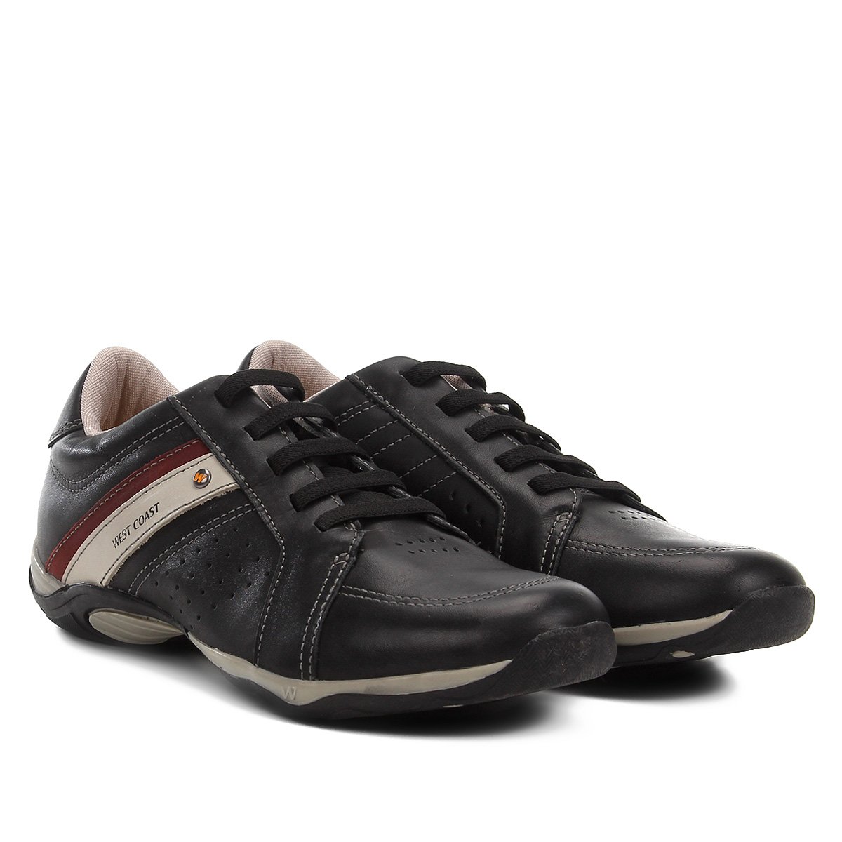 sapatênis couro west coast parker