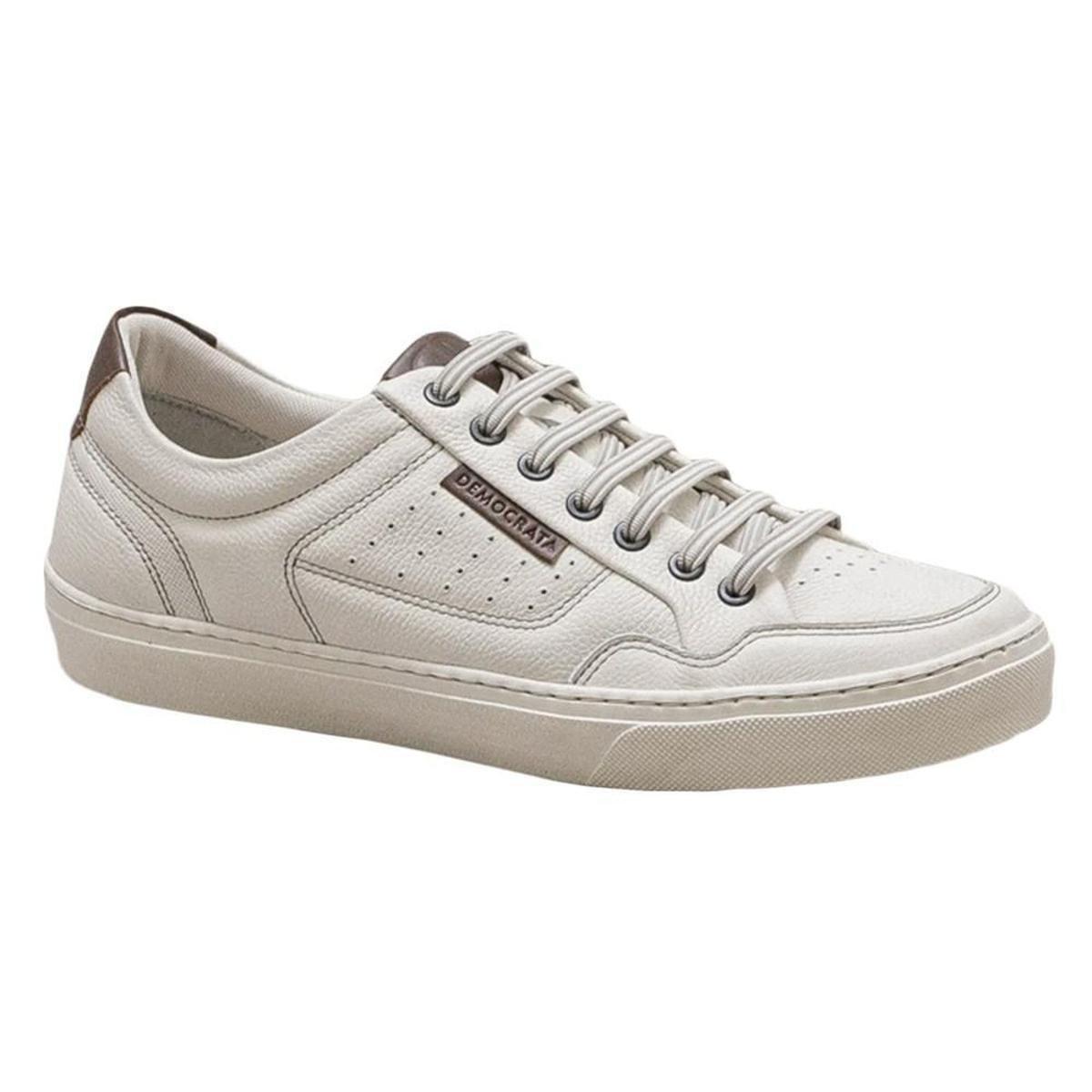 Sapatênis Branco Democrata masculino | Shoes4you