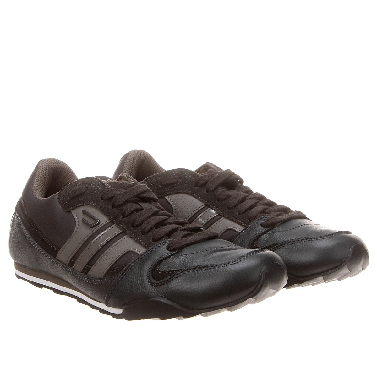 Tenis cano alto Sapato diesel couro polo bota casual sapatenis em Promoção  | Ofertas na Americanas