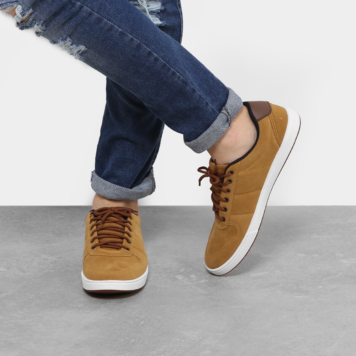 sapatenis de camurça masculino