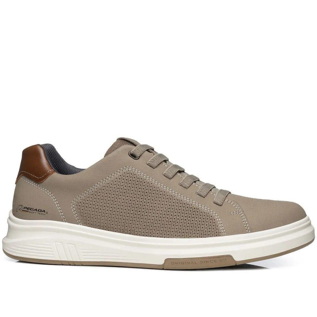Sapatênis Em Couro Masculino Pegada 112301