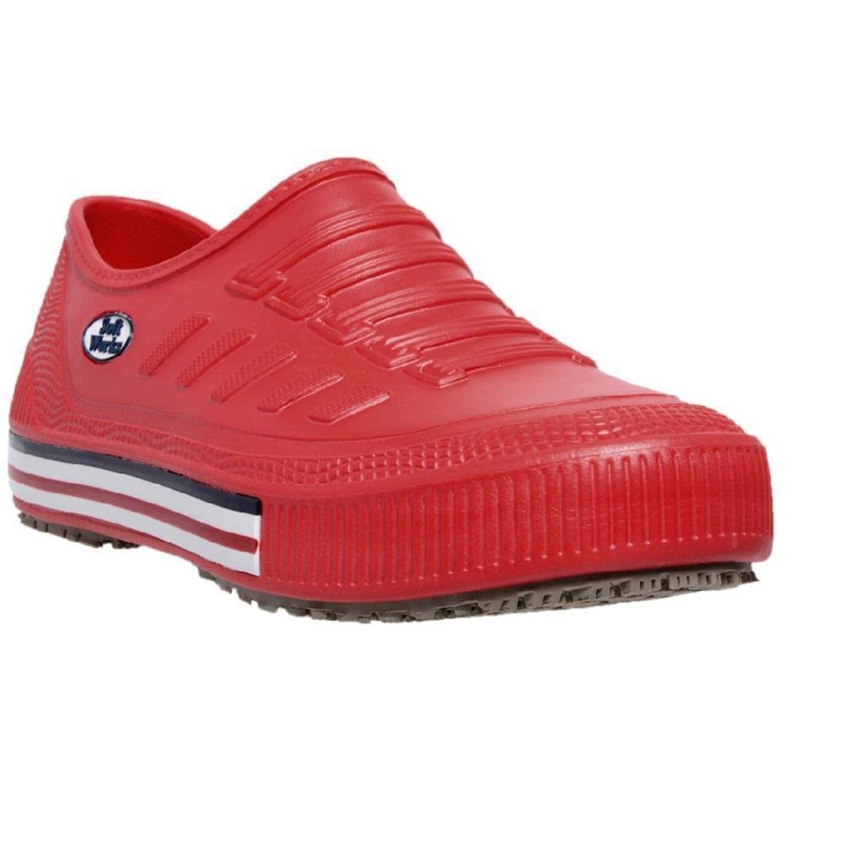 Sapatênis EPI Soft Works Segurança Antiderrapante Conforto - Vermelho |  Netshoes