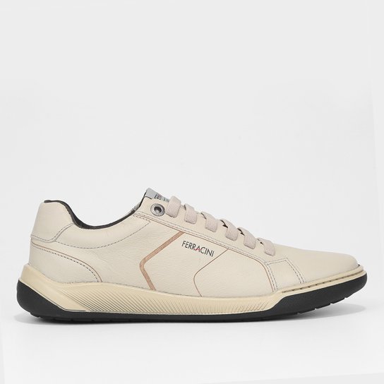 Sapatênis Ferracini Casual Masculino - Cinza Claro Menor preço em Sapatênis Ferracini Casual Masculino - Cinza Claro